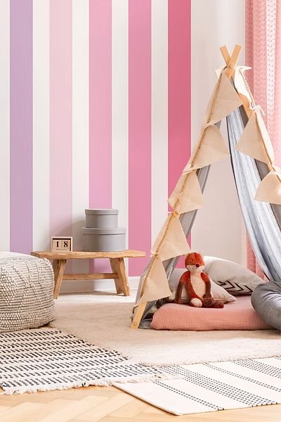 Grafikup Set de autocolante de perete cu coloane colorate - Set de decor pentru camera copiilor