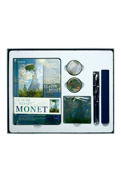 Art Tone Artistic Notebook and Pen Gift Set Claude Monet 02
