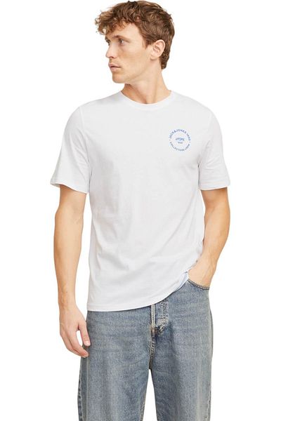 Jack & Jones Tricou JACK & JONES Simon - 12269280-Λευκό SP
