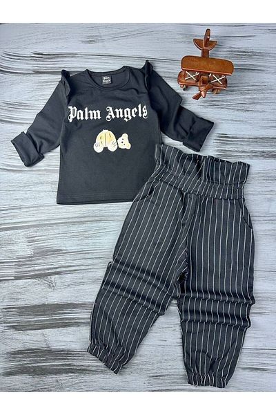 gnygiyim Girl's Seasonal Top and Bottom Set