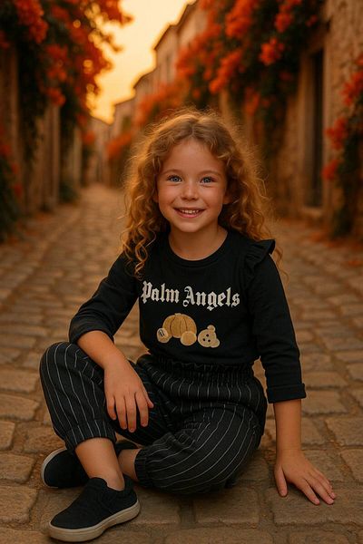 gnygiyim Girl's Seasonal Top and Bottom Set