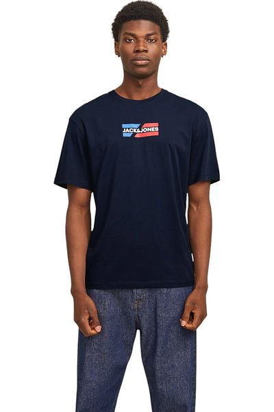 Jack & Jones Tricou JACK & JONES Corp Γραφικά - 12268415-Sky Captain