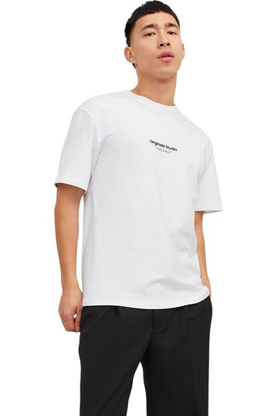 Jack & Jones JACK & JONES Μπλούζα Vesterbro - 12240121-Φωτεινό Λευκό