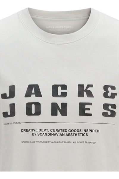 Jack & Jones Tricou JACK & JONES Recharge Μπροστινή Επωνυμία JNR - 12274730-Lilac Marble