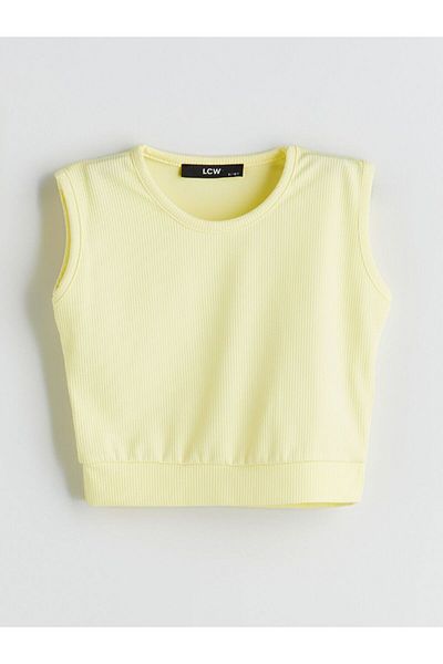 LC Waikiki Lcw Kids Crew Neck Girls' Tank Top and Skirt