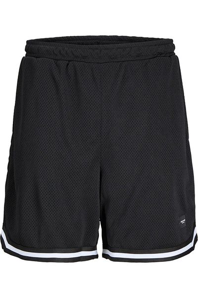 Jack & Jones Σορτς JACK & JONES Karl Energize Mesh Mid - 12277554-Μαύρο
