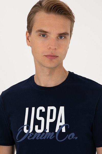 U.S. Polo Assn. Men's Regular Fit Navy Blue Crew Neck T-Shirt 50306923-Vr033