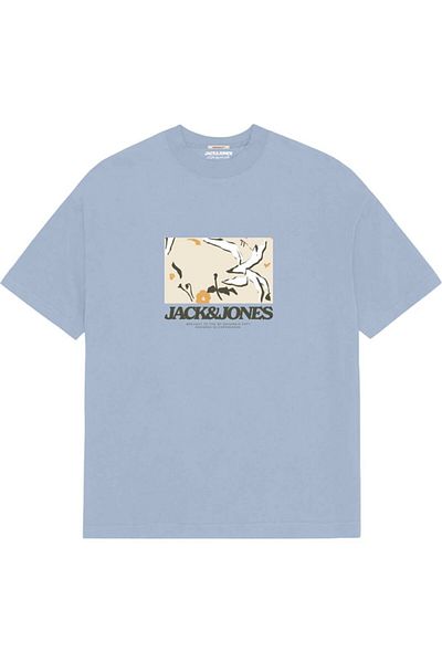 Jack & Jones Tricou JACK & JONES Avira AOP Crew - 12281811-Skyway