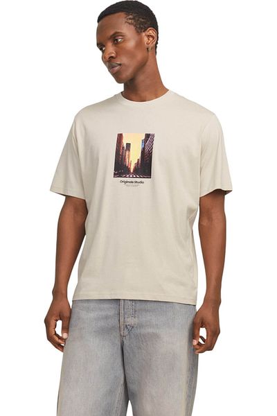 Jack & Jones Tricou JACK & JONES Vesterbro Εικόνα Άνοιξη/Καλοκαίρι 2025 - 12250421-Moonbeam