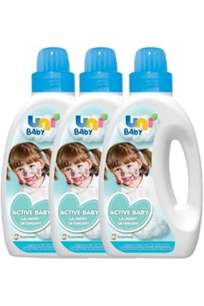 Uni Baby Çamaşır Deterjanı 1500X3 (Kl), Beyaz