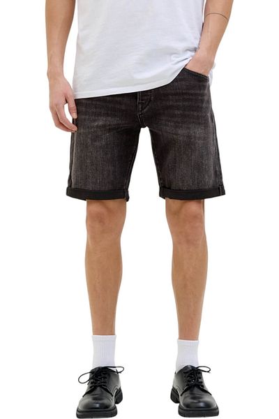 Jack & Jones JACK & JONES Rick Fox CB310 SN Κοντό Τζιν - 12269608-Μαύρο Τζιν AM317