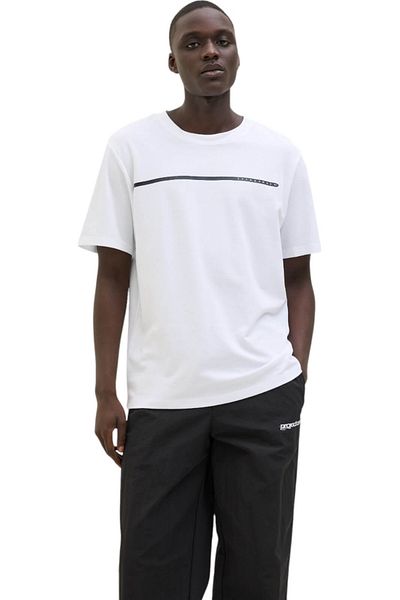 Jack & Jones Tricou JACK & JONES Fusion Πλήρης Επωνυμία - 12273120-Φωτεινό Λευκό