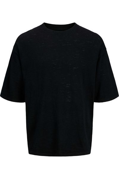 Jack & Jones Tricou JACK & JONES Avira Knit - 12277097-Μαύρο