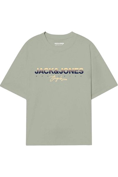 Jack & Jones Tricou JACK & JONES Canggu - 12281809-Celadon Tint