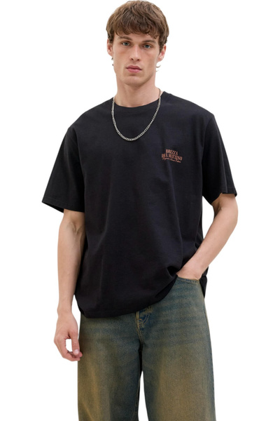 Jack & Jones Tricou JACK & JONES Hydra Photo - 12276825-Μαύρο