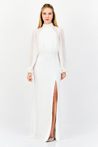 Lulus Women Solid Maxi Dress, White