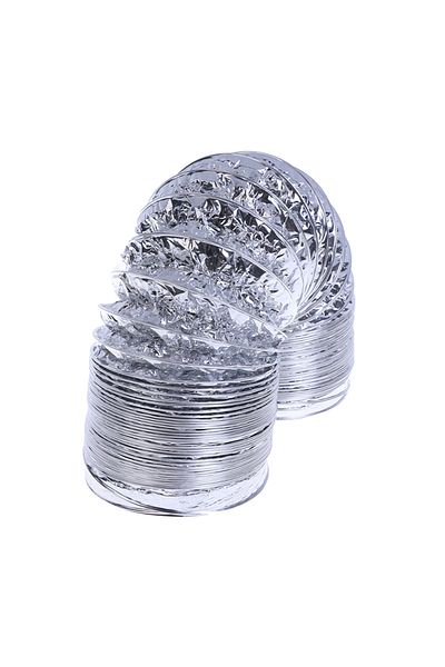 Choice One Size 4inch Ventilator Pipe Aluminum Tube Air Ventilation Hose Flexible Exhaust Duct2M