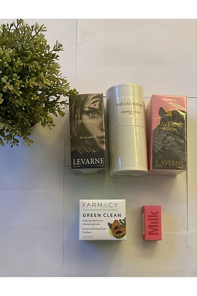 Bloom Bride's package, perfumes, Bloom and Kashmiri perfume set, and Miss perfume, alternative to Lavrin, 225 ml, with a gift of Malik lipstick and remover