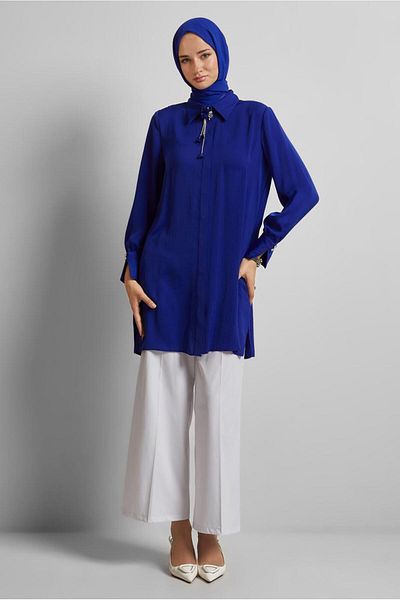 Alvina Brooch Detail Tunic 45373