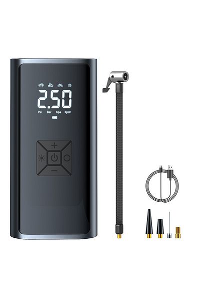 Choice black Car Air Pump 150PSI Digital Display Tire Inflator, Auto Electric Air Compressor for Car/Bike,