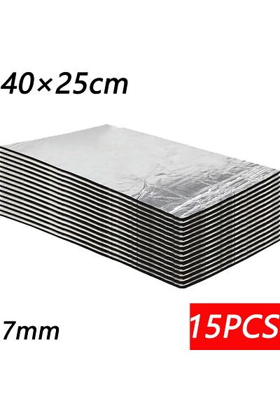 Choice Large size(15pcs) Car Sound Insulation Pad Sound Insulation Cotton Multi Purpose Self-Adhesive Sound