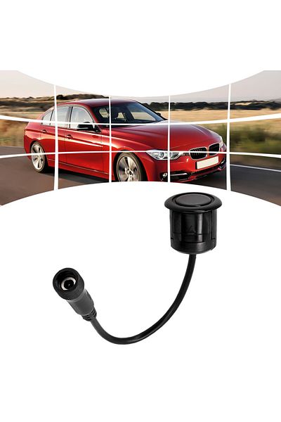 Choice 1pcs 18.5mm 0.2m Cable Black Car Reverse Parking Waterproof Sensor Sound For Most Cars Parking Se...