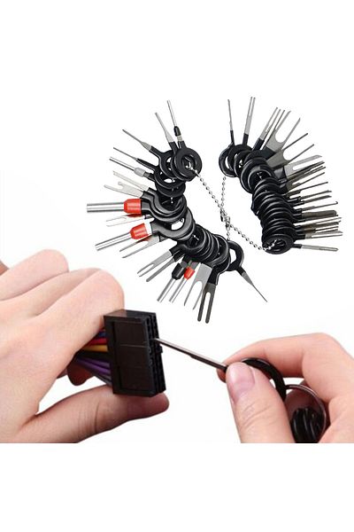 Choice 26Pcs with box 26Pcs Car Terminal Removal Repair Tools Electrical Wiring Crimp Connector Pin Extract