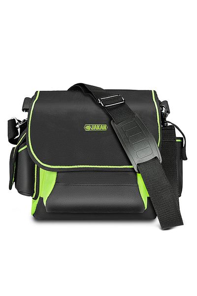 Choice green Electrician Tool Bag Crossbody Thickened Canvas Wear-resistant Multifunctional Shoulder Air Co