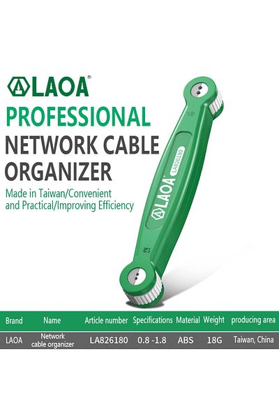 LAOA LA826180 Network Cable Untwist Tool, 0.8-1.8mm Engineer Wire Straightener For Wires Pair Separa