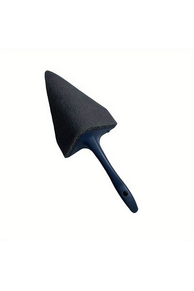 Choice Triangle brush 1pc Triangle Paint Brush with Durable Plastic Handle - Multi-Functional Corner and Ga