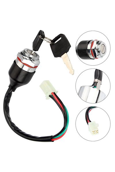 Choice Key Starter Switch Keywords Key Ignition Switch Easy Installation High Strength Key Ignition Swit...