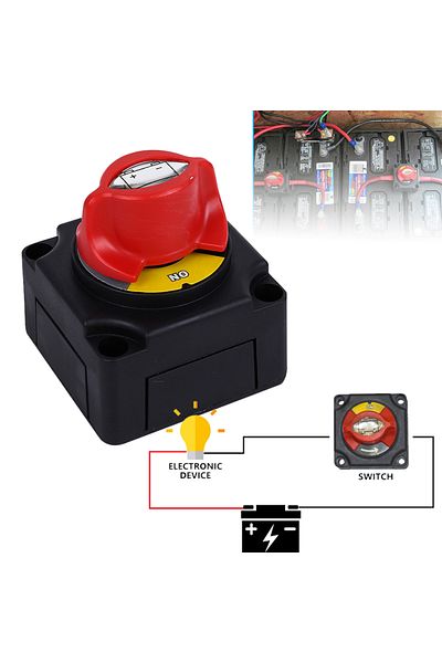 Choice Universal 300A 12-24V Automotive Battery Isolator Disconnector Circuit Breaker Disconnect Switch...