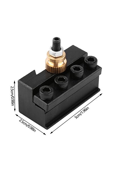 Choice Lathe Tool Post Holder Set Aluminum Alloy Quick Change Mini Lathe Tool Post and Holder Kit Lathe ...