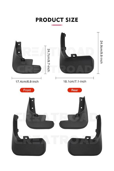 Choice For Nissan NV200 Vanette Evalia 2010 - 2019 Mud Flaps Mudguards Splash Guards Fender Dirty Guards...