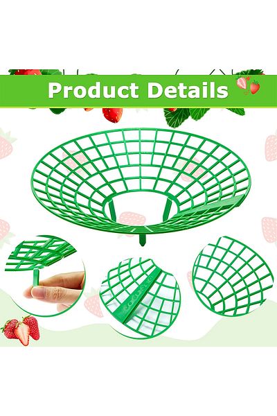 Choice 5pc 5/10Pcs Strawberry Plant Supports with 3 Sturdy Legs Strawberry Growing Racks Protector Frame Ho