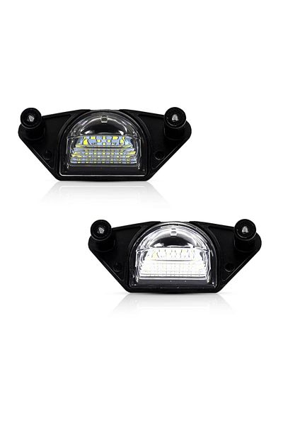 Choice WHITE 2pc LED License Number Plate Light For Chevrolet Corvette C4 C5 C6 Impala Monte Lumina SSR S10