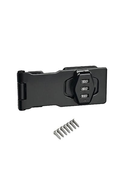 Choice 4 inch black Cabinet Password Lock Drawer Lock 3-Digit Combination Password Lock Security Door Bolt