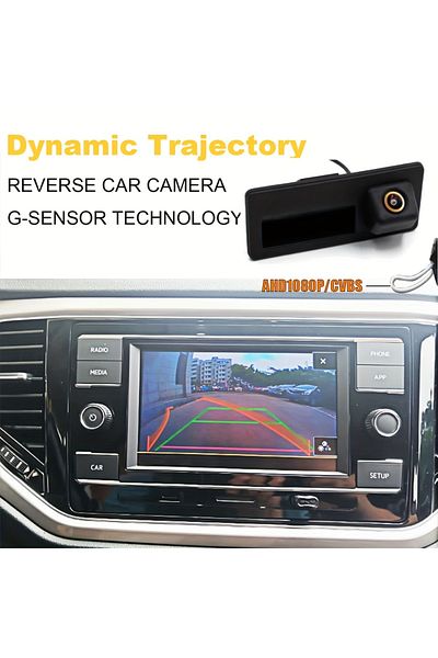 Choice black AHD 1080P/CVBS Rear View Backup Camera for VW/for AUDI Models Including Passat B7/B8, Tiguan,