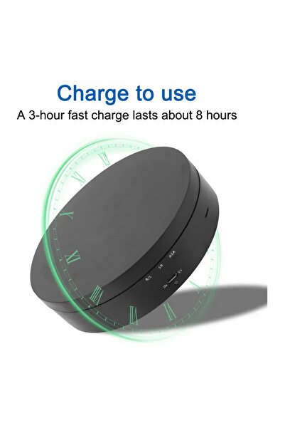 Choice 138mmblack-1PCS Electric 360 Degree Rotating Display Stand 3Speed ​​Mi...