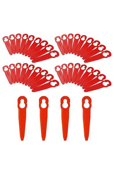 Vibra Tite 40pc Grass Trimmer Plastic Blade For STIHL PolyCut 2-2 Cordless Strimmer Replacement Plastic Blad...
