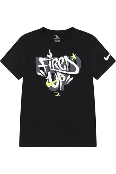 Nike Μπλούζα με γκράφιτι και φλογερό σχέδιο - 9Q1103-023