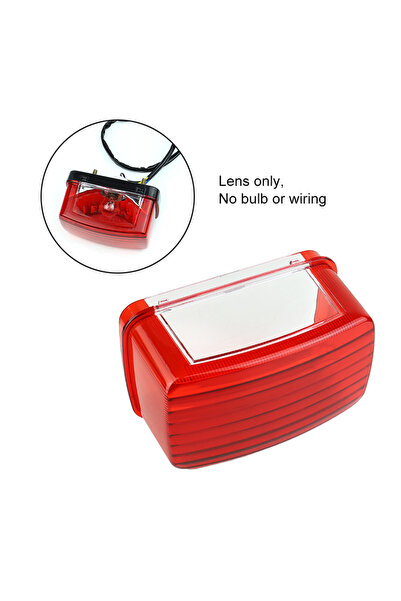 Choice غطاء عدسة ضوء الذيل الأحمر للدراجة الرباعية ATV لدراجة Yamaha Grizzly ...