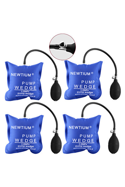 Choice5 4 قطع من أسافين مضخة الهواء M-M-M-M، وسائد هوائية قابلة للنفخ لأبواب ...