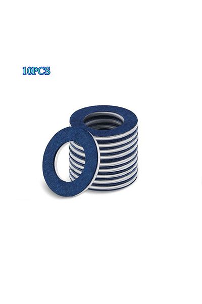 Choice 10pcs 10Pcs Oil Drain Plug Gaskets Seal Washer Oil Pan Ring # 90430-12031 Oil Drain Plug Gaskets for