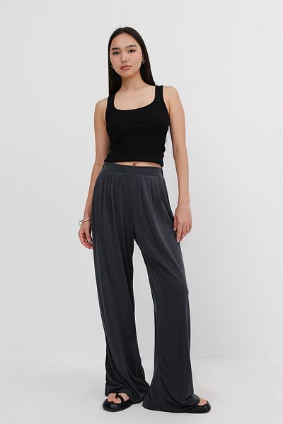 Addax Wide Leg Modal Trousers Pn18153