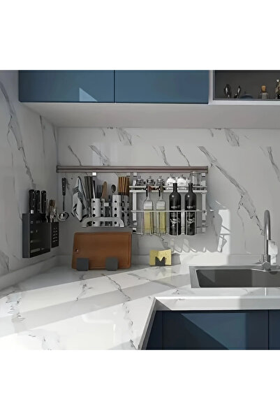 Epilons Настінні наклейки для кухні з мармуровим візерунком - 5 м x 60 см: водо- та маслостійкі, стійкі до високих температур