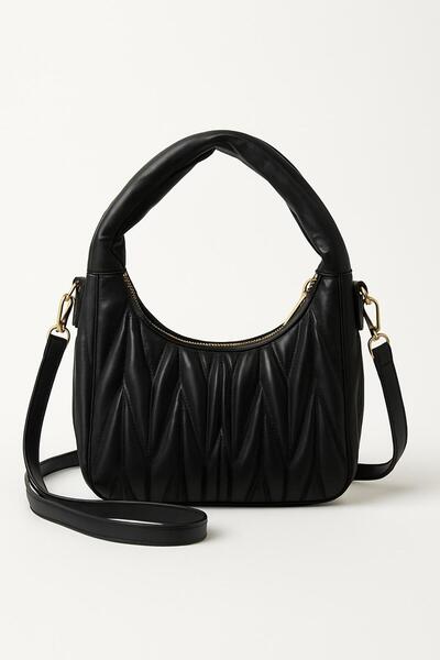 Timeless Kadın Omuz ve Kol Çantası – Yumuşak Dokulu, Fermuarlı