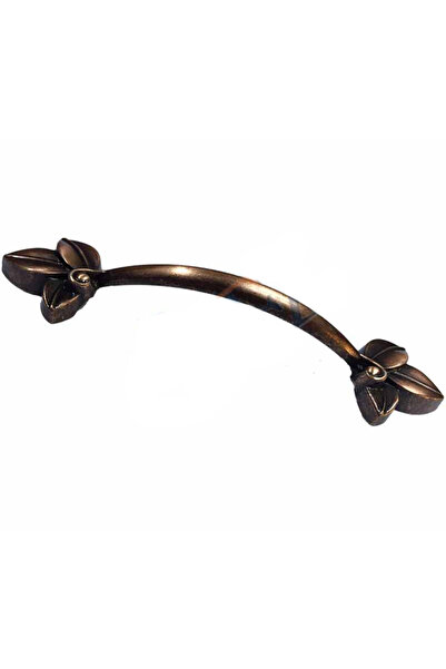 Skygo Decorative Zamak Leaf Handle - 96mm, Antique, 100 Pieces