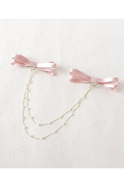 Shiklik MODA Ženska satenska mašna model perla lančić kopča