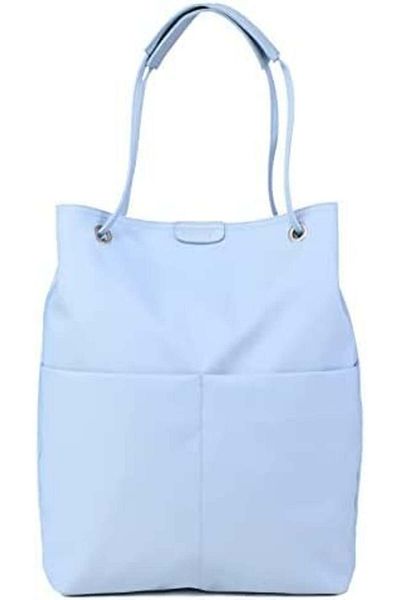 Bevantage geantă de umăr, material textil, albastru deschis, 35,6 x 24,8 x 10 cm